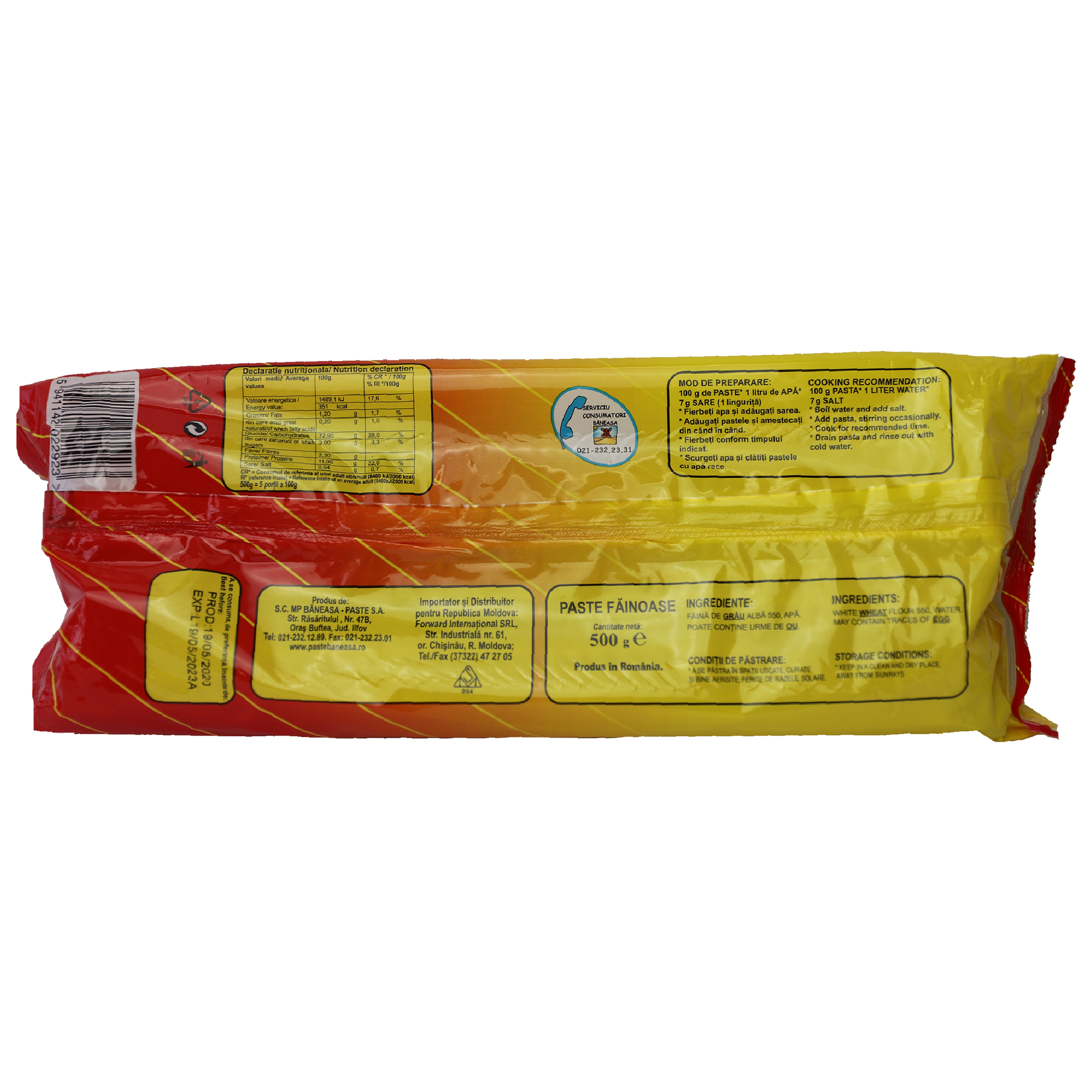 Macaroane Clasice BANEASA 500G - Image 2