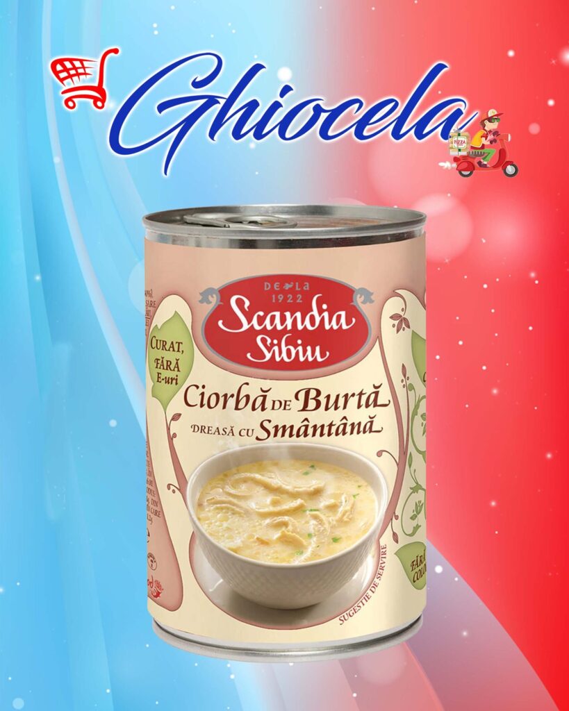 Ciorba de burta dreasa cu smantana Scandia Sibiu, 820g