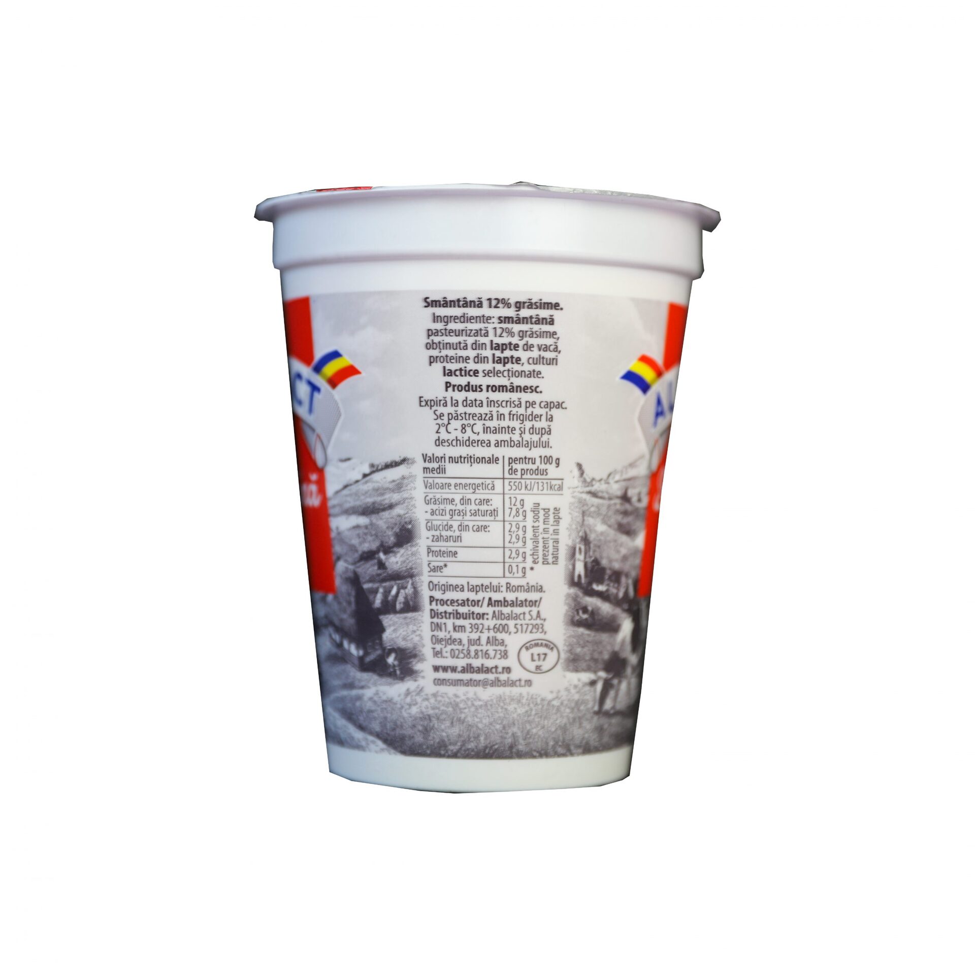 Smântână-400 G-Albalact 12% Grăsime - Image 2
