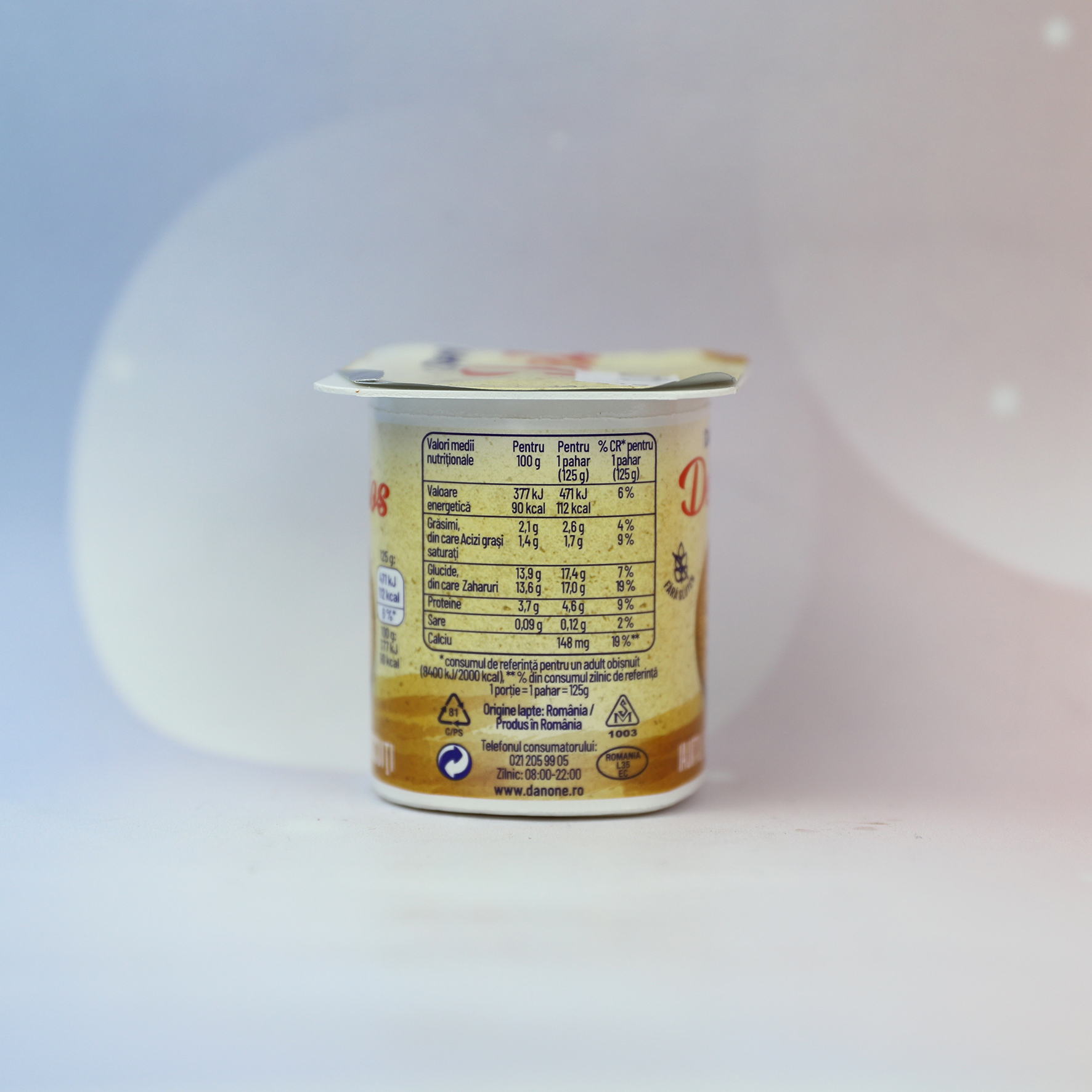 Danone Delicios Cu Biscuiți-125G-2,1% Grăsime - Image 2