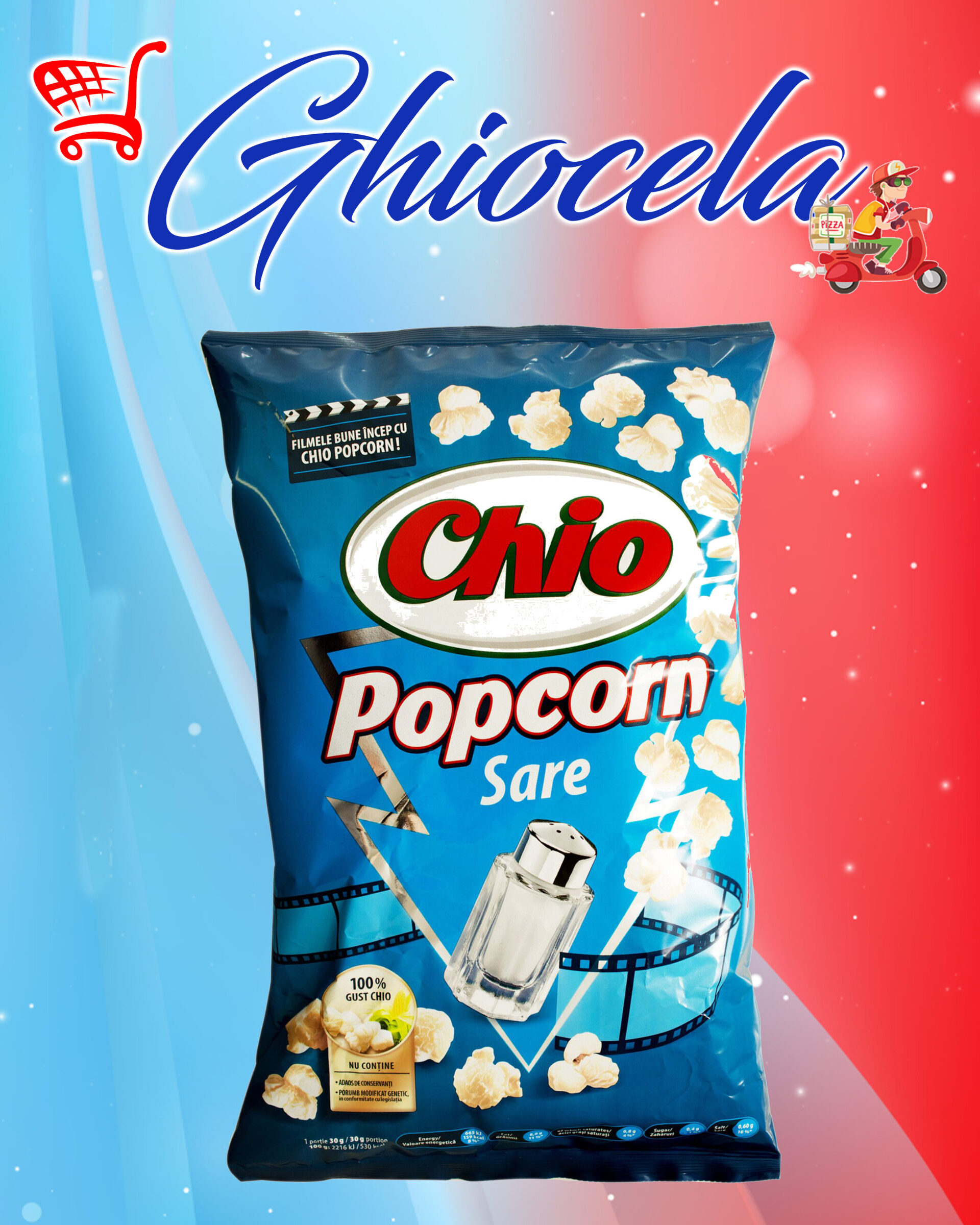 Cio Popcorn 75g. cu sare