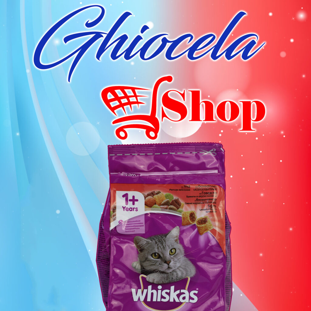 Whiskas-Mâncare uscată pentru pisici-De la 1+ ani-300G